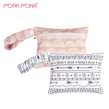 Mora Mona Washable Cosmetic Single Zipper Waterproof Bag For Travel And Fitness