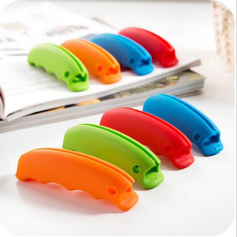 Silicone Hooks For Hanging Handbag Basket Shopping Bag Holder Carry Bag Handle Comfortable Grip Protect Hand Tools Dropshipping