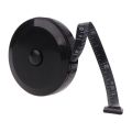 1.5m/60inch Black Tape Measure Dual Sided Retractable Tool Automatic ABS Flexible Mini Sewing Measuring Tape