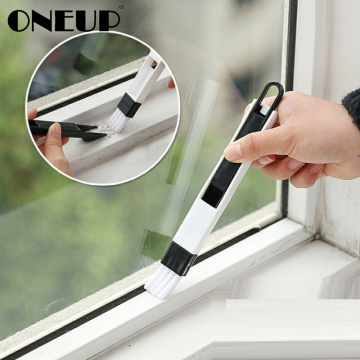 ONEUP 2 In 1 Multipurpose Window Slot Brush With Dustpan Kitchen Folding Cleaning Tool Home Keyboard Dust Removal Cleaning Brush