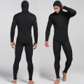 Keeping Warm Professional 3MM 2-Piece Neoprene Scuba Dive Wetsuit Zipper Split Spearfishing Wet Suit Hooded Diving Suits For Men