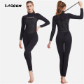 LAGCEN 2.5mm Neoprene Wetsuit Women Long sleeve Diving suit Demale Surfing Snorkeling Scuba Spearfishing Winter thermal Swimsuit