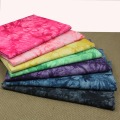 cotton linen tie dye tissue coat fabric women coat dress material