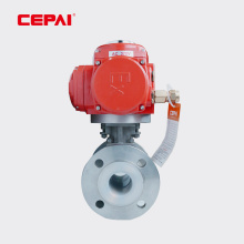 Electric Switch Lined Fluorine Ball Valve