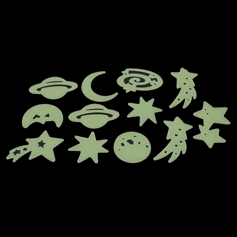 Creative Fluorescent Stickers Universe Planet Star Glow Dark Luminous Celling Wall Home Paste Ceiling Wall Stickers Decoration
