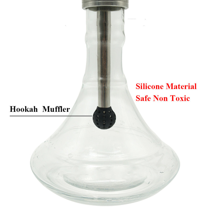 10Pcs Caliber 11mm Silicone Hookah Silencer Shisha Muffler Water Smoking Pipe Narguile Accessories Drop Shipping wholesale