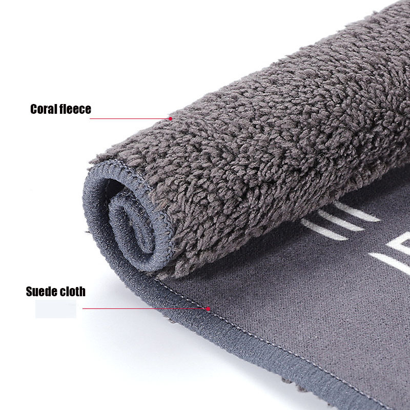 Car Cleaning Microfiber Towel Wash Cloth for Tesla Model 3 S X Y Thick Double-sided Coral Fleece Towel Car Wash Towel 20*28CM