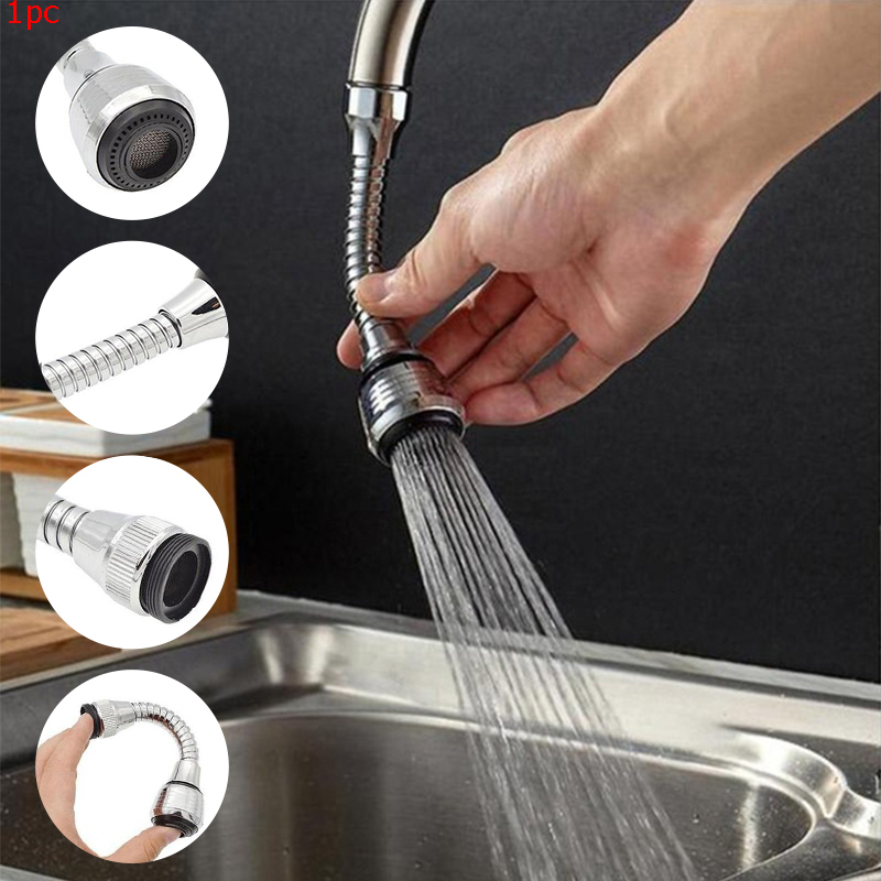 Faucet Sink Kitchen Sprayer Water Saving Aerator Free To Bend Nozzle Flexible Tap Aerators 360 Degrees Rotatable Bubbler Filter