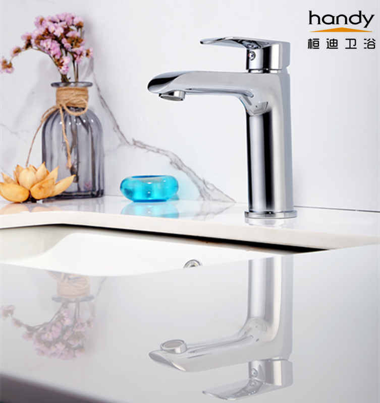 New-product black gold single hole basin mixer faucets