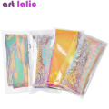 10/12/20Pcs Starry Sky Candy Nail Art Foil Transfer Laser Stickers Decals Marble Broken Glass DIY Nail Tips Decorations