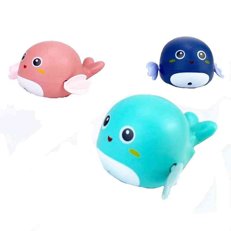 Cute Cartoon Animal Dolphin Bath Toys Fun Wind Up Chain Baby Toys For Kids Toddler Swim Clockwork Beach Water Toys