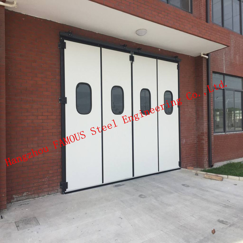 Private Customized Industrial Sliding Door Steel Buildings Kits For Warehouse / Cold Room Storage