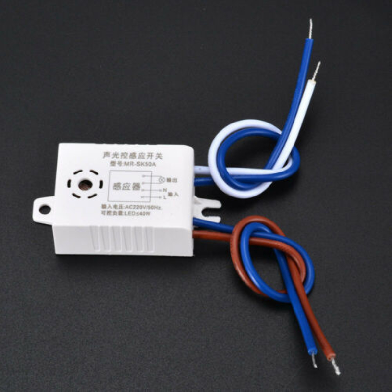 220V Module Detector Auto On Off Intelligent Sound Voice Sensor Light Switch Smart Electronics Smart Home Accessories