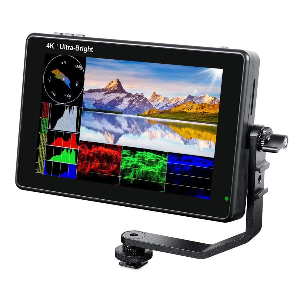 2200nit Ultra Bright SDI Touch Screen DSLR Camera Field Monitor with 3D Lut Waveform Light Sensor HD 1920x1200 3G SDI 4K HDMI