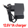 Portable Super 12V 15000mah battery Rechargeable Lithium Ion battery pack capacity DC 12.6v 15Ah CCTV Cam Monitor + charger