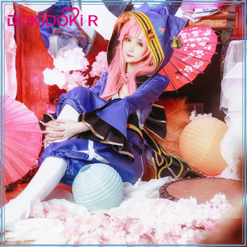 DokiDoki-R Game Fate Cosplay Tamamo no Mae Cosplay Game Fate/Grand Order Costume Fate/EXTRA Tamamo no Mae Costume Women