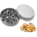 Stainless Steel Mini Cookie Cutter Set 12/24Pcs Biscuit Cookie Mold Party Pastry Cutters Mold Baking Tools