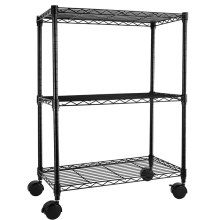 Heavy Duty 3 Tiers Wire Shelving with Wheels