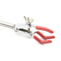 1pc Single Extension Lab Holder Tube Adjustment Range 0-30mm Laboratory Three Prong Flask Clip Clamp Supplies