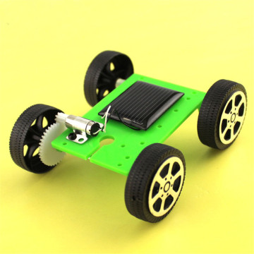 1 Set Mini Solar Powered Toy DIY Car Kit Children Educational Gadget Hobby Funny kids toys for boys girls robot kit robot car