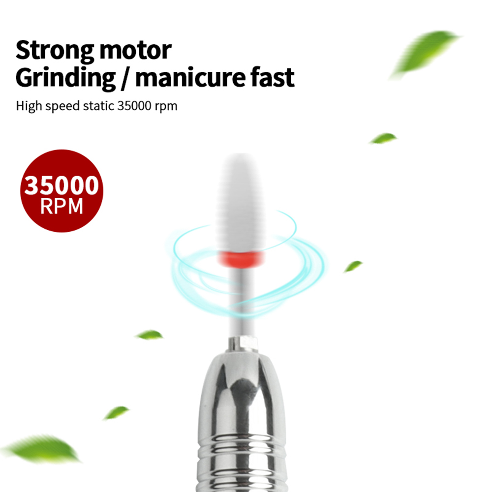 2020 New Design Nail Drill 35000 RPM Electric Nail File HD Display Metal Manicre Machine for Nail Art Equipment Nail Sander