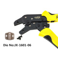 JX-1601-06 Terminal Crimping Pliers Wire Crimper 0.25-6.0mm2 AWG24-10 Ferrule Electrical Press Pliers Hand Tools