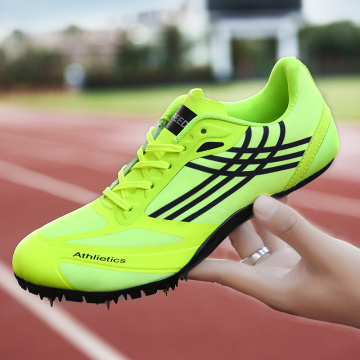 Track Shoes Spikes Mens Womens Kids Racing Running Shoes Sprint Distance Sport Sneaker Track & Field Shoes Boys Girls Athletics