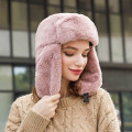 Winter Hat with Ear Flaps Men Trooper Trapper Hat Women Windproof and Breathable Fur Hunting Snow Bomber Cap for Women Men