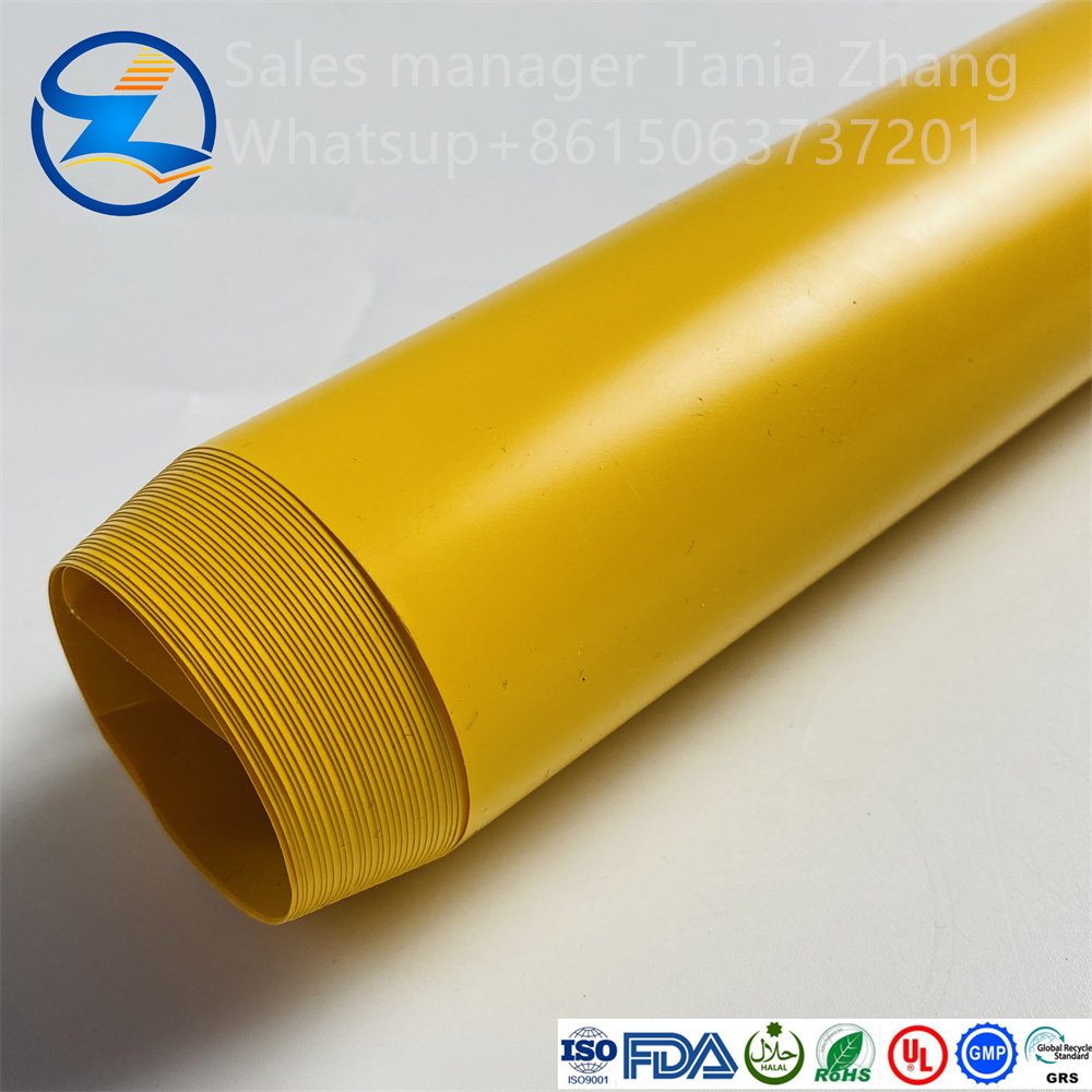 High Quality Customizable Yellow Pvc Film Packaging Material2 Jpg