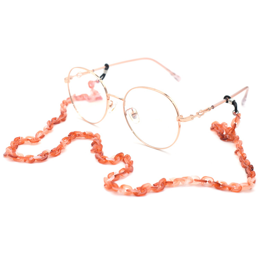 Retro acrylic glasses chain retainer Sunglasses hanging rope support neck reading suitable for women and men