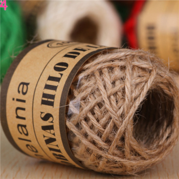 10M Jute Twine DIY Hemp Rope Linen Cord Jute Thread Yarn Decor for DIY Toy Crafts Parts Vintage Rustic Wedding Decoration Tools