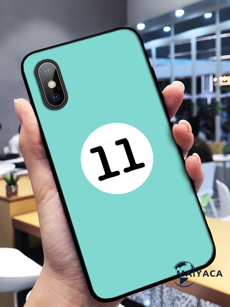 Trend For Men Fresh Blue Football Lucky Number Cellphone Case For Iphone 11 12 Mini Pro Max Cover For 7 8 Plus X Xs Max Xr