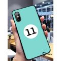 Trend For Men Fresh Blue Football Lucky Number Cellphone Case For Iphone 11 12 Mini Pro Max Cover For 7 8 Plus X Xs Max Xr