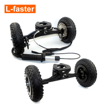 L-faster Mountainboarding Skateboard Trucks Offroad Boarding Spring Truck With Brake All Terrain Longboard Brake System