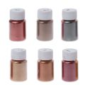 6 Color Cosmetic Grade Resin Powdered Pigments Natural Mica Mineral Colorant Dye K4UA