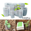 100 pcs Seedling Raising Bags Biodegradable Non-woven Nursery Bags Plant Grow Bags For Fabric Seedling Raising Bag Plants Garden