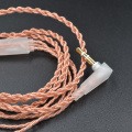 KZ 0.75mm Gold-plated B/C Pin Earphone Cable for KZ-ZST/ES4 KZ-ZSN Earphones with Mic Oxygen Free Copper for Earphone