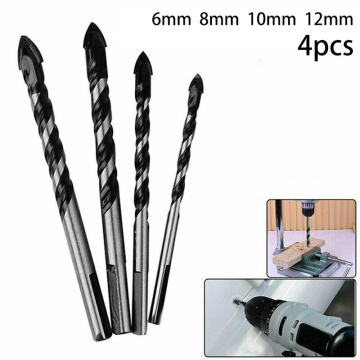 Hot 6-12mm Tungsten Steel Metal Alloy Triangle Drill Bits for Ceramic Wall Glass Concrete Hole Opener Cutter Nail Metal Drill