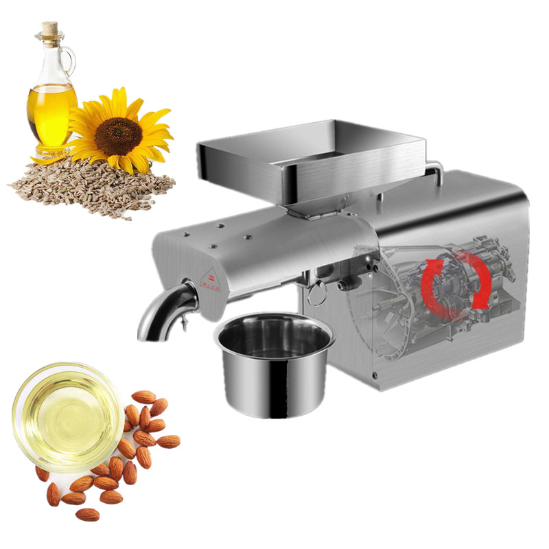 Mini stainless steel heat & cold home commercial peanut sesame sunflower seeds oil press machine oil extractor expeller presser