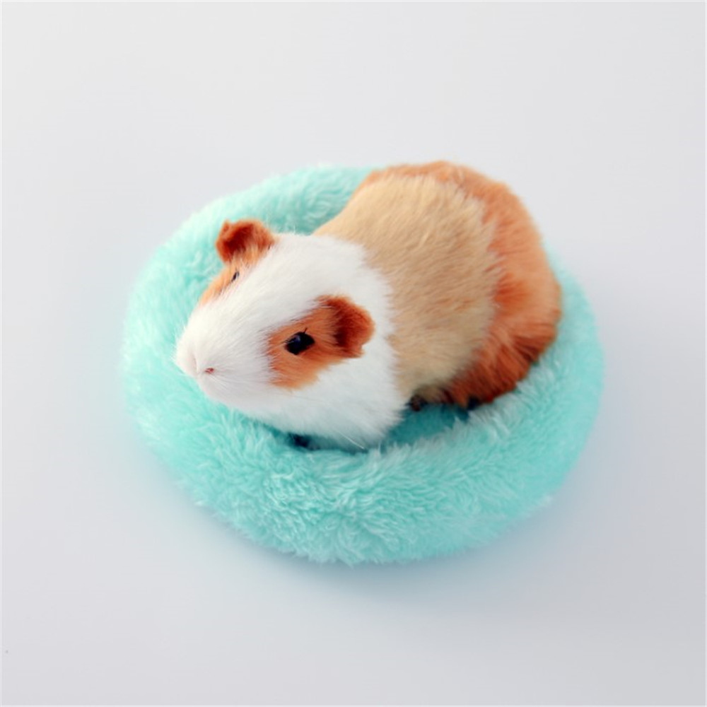 Hot Soft Fleece Guinea Pig Bed Winter Small Animal Cage Mat Hamster Sleeping Bed Easy To Clean Pet Supplies Warm House For Pet
