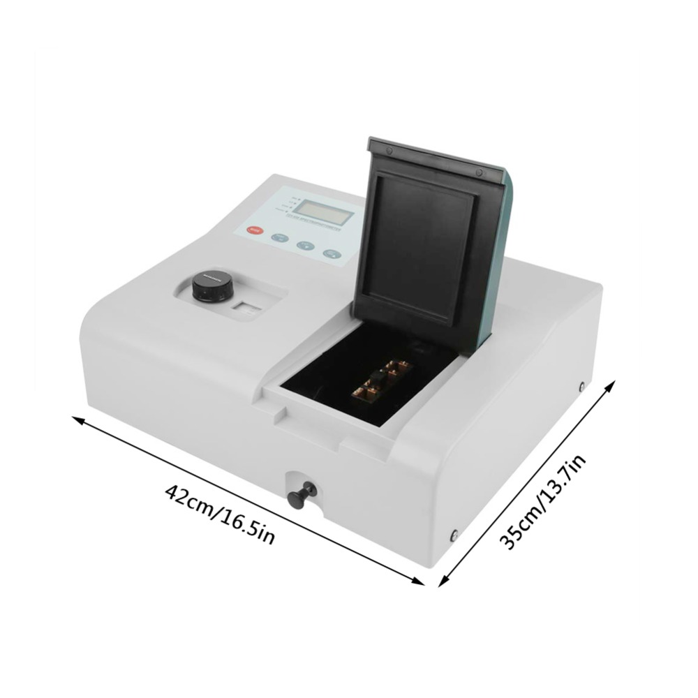 Model 721 Visible Spectrophotometer Wavelength Range 350-1020nm UV Tester Spectrometer Bandwidth 6nm High Precision Light Meter