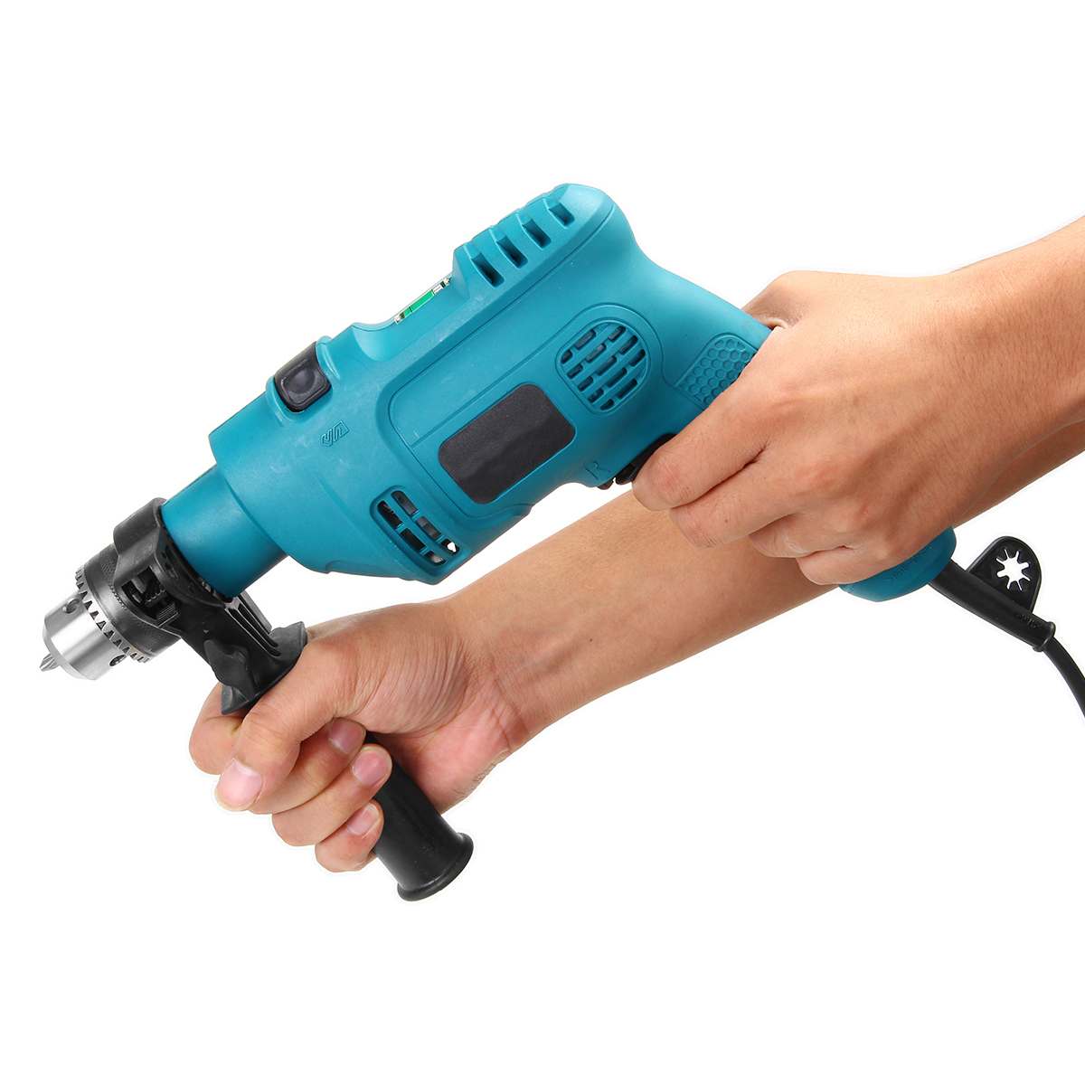 Electric Brushless Impact Drill 13MM Electric Rotary Hammer Handheld Impact Flat Drill Guns Torque Screwdriver Power Tools Set