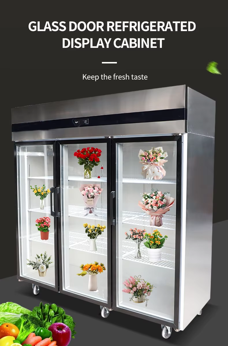 flower display cabinet refrigerator