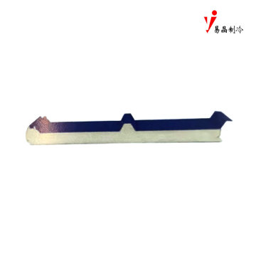 Three-crest color steel PU roof panel