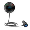 JaJaBor FM Transmitter Bluetooth Car Kit Car Wireless A2DP Audio Music Receiver Handsfree Car MP3 Player Digital LED Display