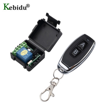 kebidu 1Pc 433 Mhz Remote Controls RF Transmitter with Wireless Remote Control Switch DC 12V 1CH relay Receiver Module