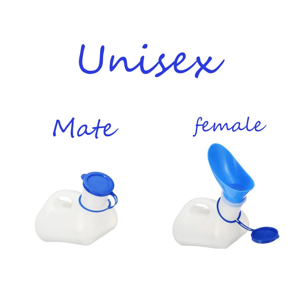 1200ML Portable Urine Urinal Toilet Unisex Aid Bottle For Traveling Camping Outdoor Feminine Adapter