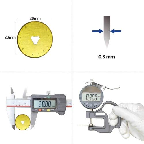 28mm Titanium Coated Rotary Cutter Blade Supplier, Supply Various 28mm Titanium Coated Rotary Cutter Blade of High Quality