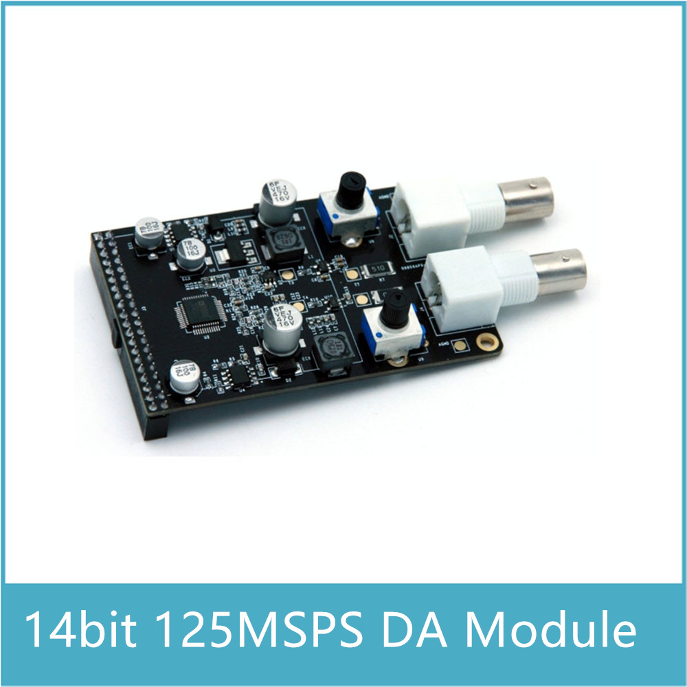 14bit 125MSPS Digital to Analog Module with 2 Channels for FPGA Development Board AD9767 DA Module