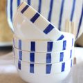 Dinner Porcelain Blue Style Ceramic Soup Rice Bowl